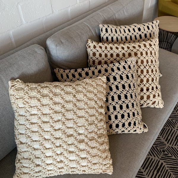 Macrame Cushions Knotted Comfort