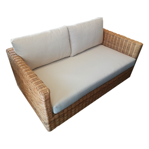 Rattan 3 seater